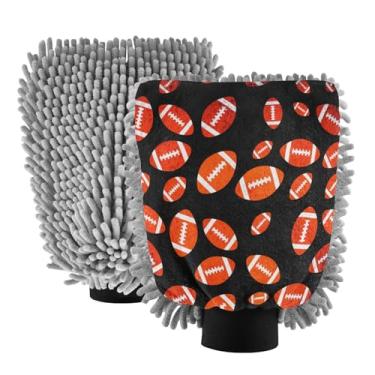 Imagem de STAYTOP Luvas para lavagem de carro de rúgbi, 2 peças, luvas de microfibra de chenille, sem arranhões, panos de esponja de lavagem ultra absorventes para carros, limpeza doméstica - M