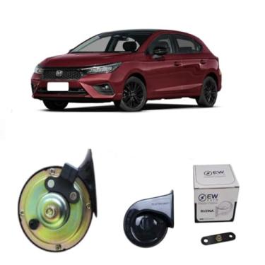 Imagem de BUZINA CARACOL PLUG 2 PINOS E CONECTOR PARA CITY 2015 ATÉ 2021