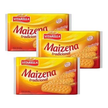 Imagem de Biscoito Vitarella Maizena Kit 3