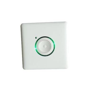 Imagem de Interruptor de luz inteligente interruptor de toque de parede com função de temporização, interruptor branco 16A para luzes, exaustores, aquecedores