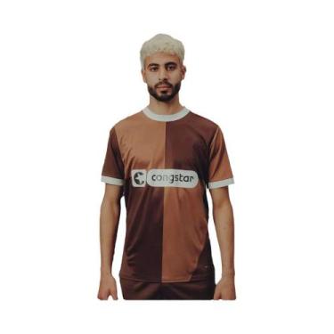 Imagem de Camiseta De Futebol Respirável Para Meninos Verão Alemanha St Pauli Es