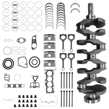 Imagem de Kit de reconstrução de motor G4KJ 2,4L para Kia Optima Sportage Sorento 2011-2020, para Hyundai Sonata Tucson Santa Fe 2011-2019, inclui juntas de rolamentos de hastes de pistão de virabrequim