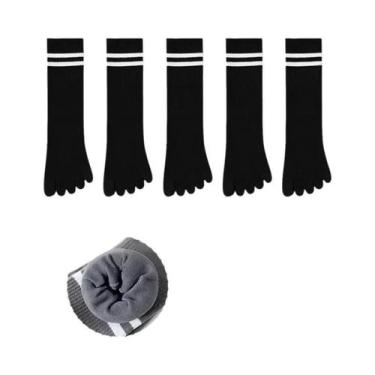 Imagem de Meias Antiderrapantes Femininas De Cinco Dedos Para Yoga E Pilates, 5 