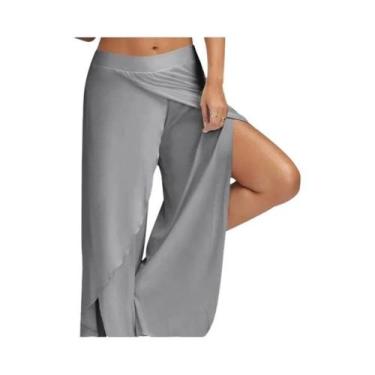 Imagem de Calças De Perna Larga plus Size Para Mulheres, Soltas, Com Cintura Elá