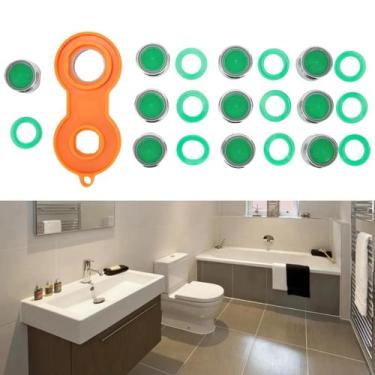 Imagem de Aerador De Torneira Economizador De Água 10 Peças Filtro Substituível 