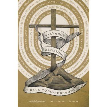 Imagem de Sketch&Planner Caderno-Agenda - Os Nomes de Deus - Cruz - Ore, Estude,