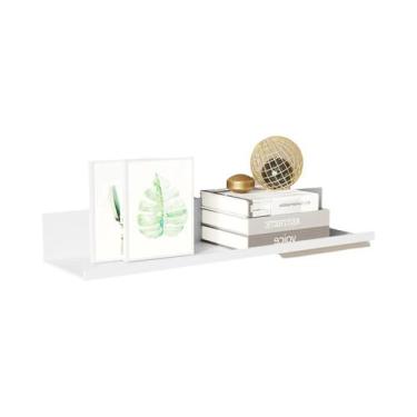 Imagem de Prateleiras Flutuantes De Metal De Camada Única Para Quarto, Banheiro,