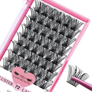 Imagem de Eyelash Clusters PRO LASHBEAUTY Volume Wispy Lashes 18 mm
