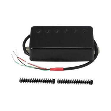 Imagem de Fleor cerâmica ímã lp guitarra humbucker captador 4 fios capa de metal