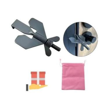 Imagem de Trava De Porta Antifurto Portátil Para Hotel, Segurança Para Viagens, 