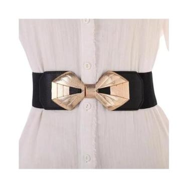 Imagem de Cintura retrô feminina, saia larga combinando, decoração, cinto, acess