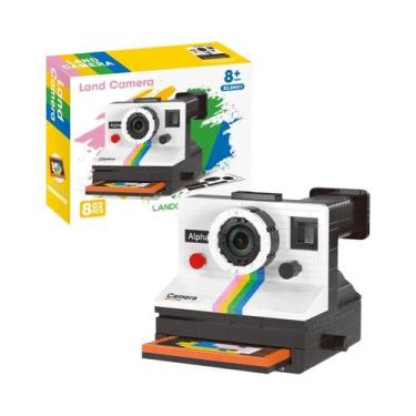 Imagem de Câmera Polaroid Retrô Para Meninas Mini Bloco De Montar 802 Peças Mode