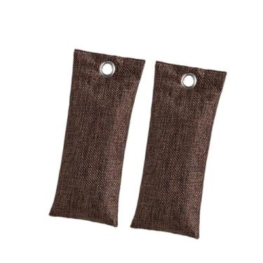 Imagem de oshhni Conjunto de 2 Sacos Purificadores de Ar para Sapatos, Luvas de Boxe e Carros - Desodorizadores de Sapatos, Luvas Esportivas e Outros Impermeáveis, Café 100g