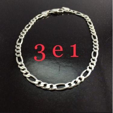 Imagem de Promoção Pulseira Prata Maciça 925 20cm (valor Unitário ) - Lojas La&N