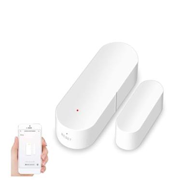 Imagem de Wemay Wifi inteligente sensor de janela de porta alarme magnético sistema de segurança doméstica porta aberta alerta app controle remoto para garagem apartamento dormitório loja escritório