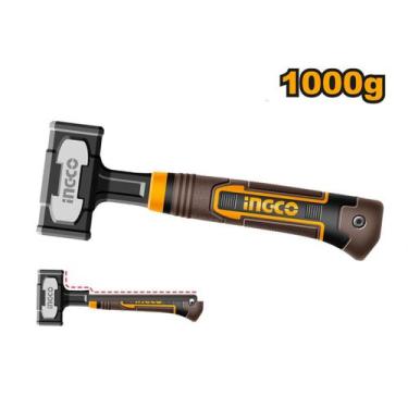 Imagem de Marreta Profissional HSTH81000L INGCO 1000g Com Corpo Forjado Em Aço T