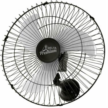 Imagem de Ventilador De Parede Oscilante 60cm Premium Preto 170 Watts Bivolt - 736425 - Venti Delta