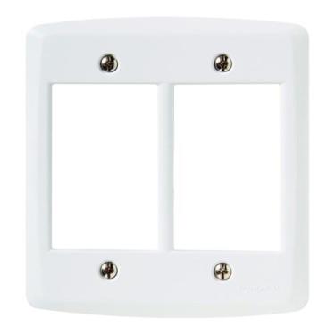 Imagem de Placa 4X4 6 Postos Lux2 Branco Tramontina