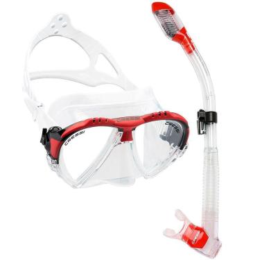 Imagem de Kit de Mergulho Máscara+Respirador Cressi Matrix + Dry-Unissex