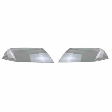 Imagem de Lente de cobertura do farol esquerda/direita compatível com skoda octavia 2007 2008 2009 capa do farol escudo plástico transparente abajur(A Pair)