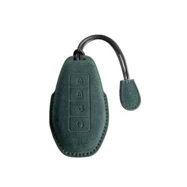 Imagem de Compatível com denza n9 2025 2026 acessórios interiores do carro caso chave de controle remoto chaveiro guarnição guarnição capa(Style C Green)