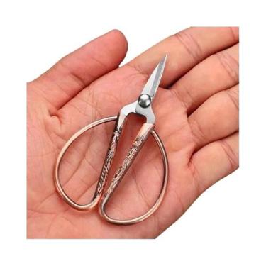 Imagem de Tesoura De Costura Vintage Retro Em Aço Inoxidável, Durável Para Corte