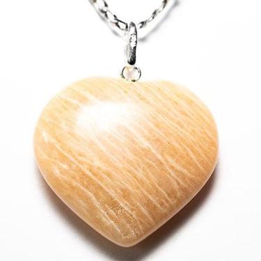 Imagem de Colar Coração Pedra Amazonita Rosa Natural Pino Prata 950 - Cristaisde