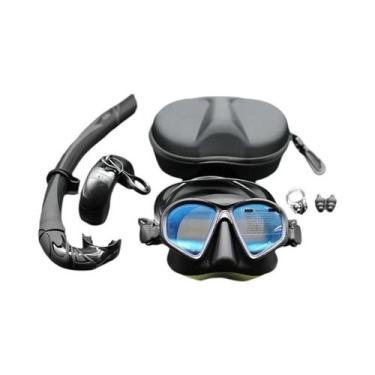 Imagem de Máscara Profissional De Mergulho De Baixo Volume Com Vidro Temperado E