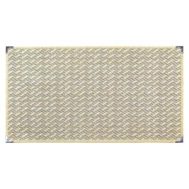 Imagem de Tapete 0,50x0,80 tapetinho capacho sisal lancer não escorrega moderno 