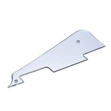 Imagem de Placa de proteção para scratch plate guitarra elétrica substituição no estilo Gibson Les Paul Peça reposição com superfície espelho acrílico decorativa construção compacta e 2 furos parafusos