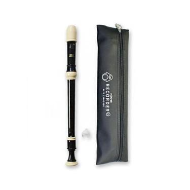 Imagem de Youngchang Conjunto de Flautas de Soprano e Alto para Estudantes, Flautas Barrocas e Alemãs com Haste de Limpeza e Estojo, Instrumentos Musicais de Plástico Durável (Preto, Azul, Rosa, Marrom) (Alto