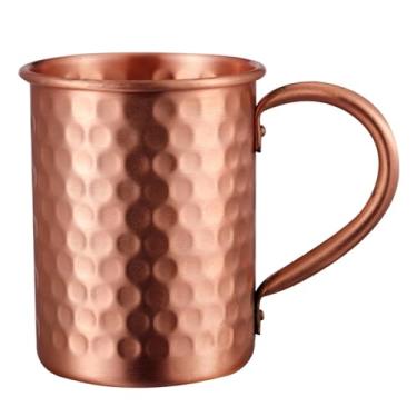 Imagem de Caneca de cobre Moscou Mule Canecas de cerveja em cobre durável caneca de café copo de leite copo de barra de cobre puro copo para bebidas