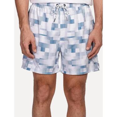 Imagem de Short Aramis Masculino D'Água Elastico Pixel Azul Claro-Masculino