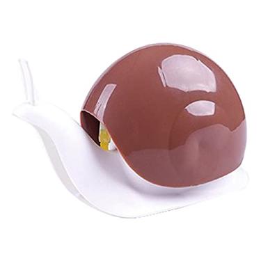 Imagem de Dispenser de Sabonete Banheiro em Forma Caracol Loção e Shampoo Líquido Cozinha Bomba Fofa Alto- Plástico PP À Prova Vazamento Fácil Usar Ótima Decoração