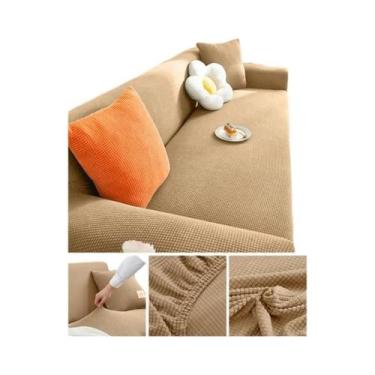 Imagem de Capa De Sofá Jacquard Elástica Para Sofás De 1, 2, 3 E 4 Lugares, Capa
