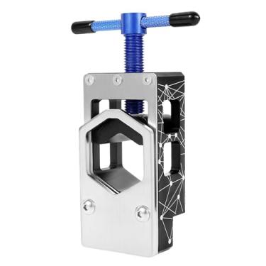 Imagem de MABCIRY Guia de serra de bicicleta fácil de usar, guia de serra de bicicleta duradoura, haste de assento de direção de garfo de bicicleta, ferramenta de corte de bicicleta eficiente para cortar o