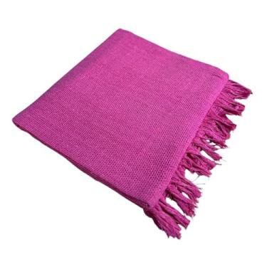 Imagem de Manta para Sofá King Gigante Algodão 3,00 x 1,80 Protetor Decoração(King Rosa Pink)