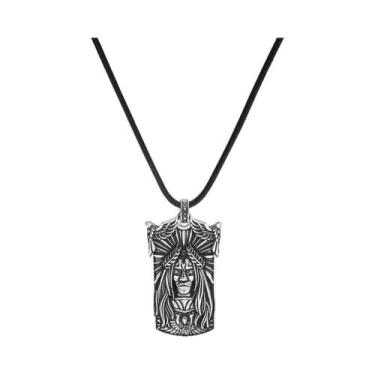 Imagem de Colar Masculino De Pingente Hip-Hop Punk Warhammer 40K, Corrente De Su
