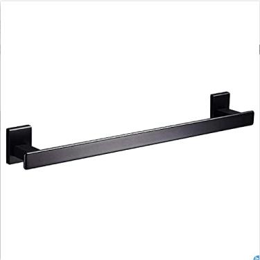 Imagem de 3FLQOOPP Toalheiro simples e elegante, trilho de banheiro para pendurar na parede, toalheiro de banheiro com barra única, suporte de toalha de banho