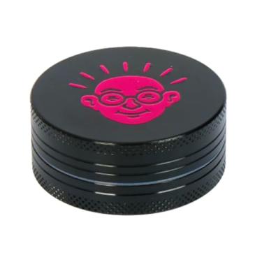 Imagem de Dichavador Bem Bolado 2 partes 5 cm Alumínio Preto