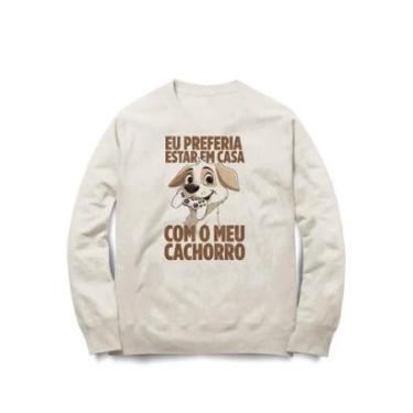 Imagem de Moletom Studio Geek Preferia Estar Em Casa Unissex-Unissex