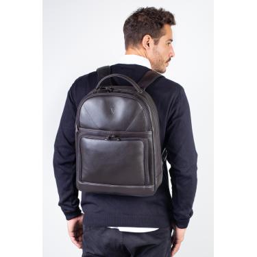 Imagem de Mochila de couro masculina para notebook Vicente