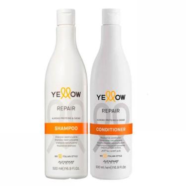 Imagem de Kit Yellow Repair Shampoo + Condicionador 500ml - Alfaparf