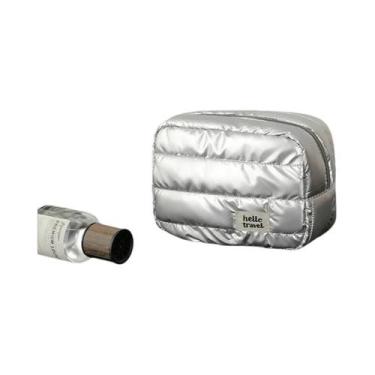 Imagem de Bolsa De Maquiagem Impermeável De Grande Capacidade, Organizador De Co