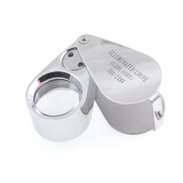 Imagem de Lupa De Joalheiro Lente 21mm Ampliação 30x Luz Led Profissional