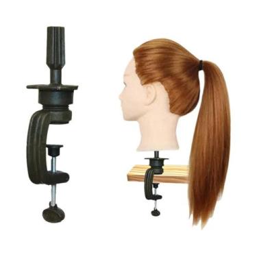 Imagem de Suporte Ajustável Para Cabeça De Manequim De Cabeleireiro Pequeno Para