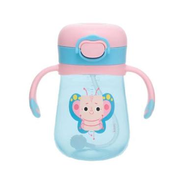 Imagem de Copo Infantil c/ Canudo Antivazamento Kouii Borboleta - Pacific