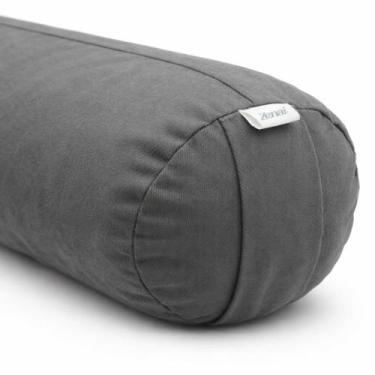 Imagem de Mini Bolster Cinza 38x14cm P/ Exercícios Zenai