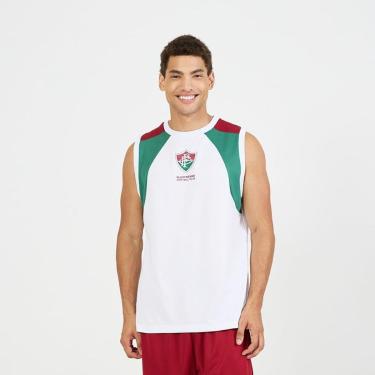 Imagem de REGATA FLUMINENSE RUIDO MASCULINO BRANCO P-Masculino
