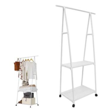 Imagem de Arara de Roupas Sapateira Cabideiro Closet Guarda Roupa Movel Pratelei